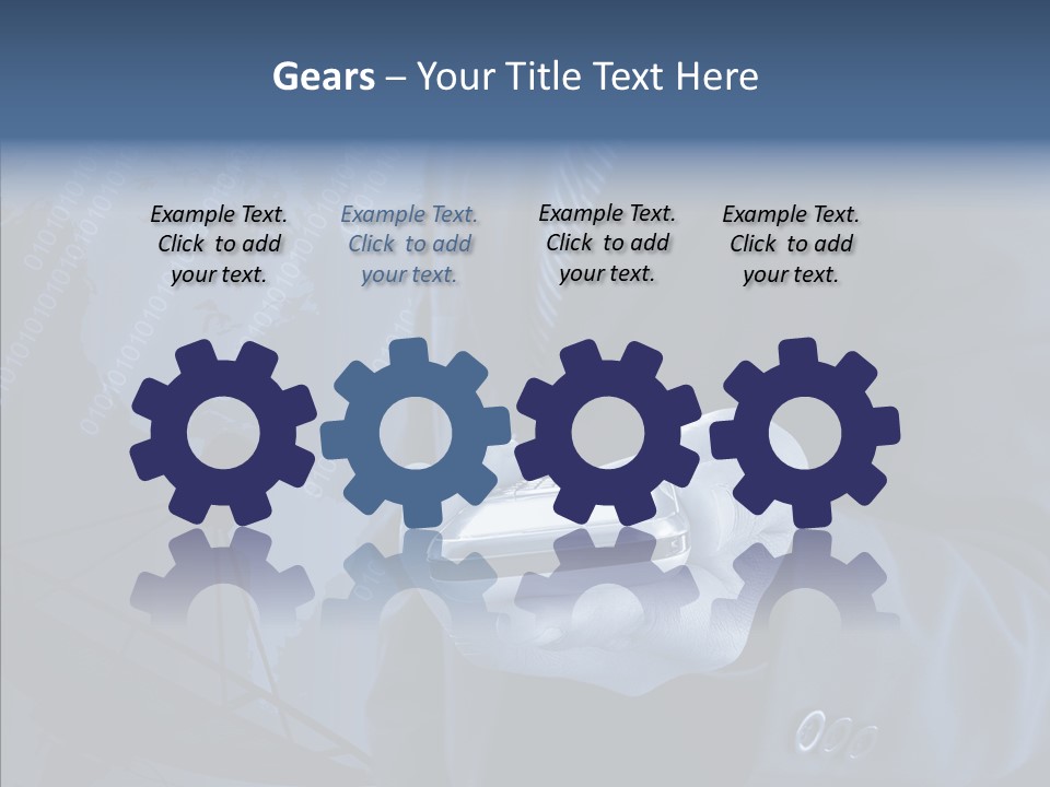 Signal Wireless Suit PowerPoint Template