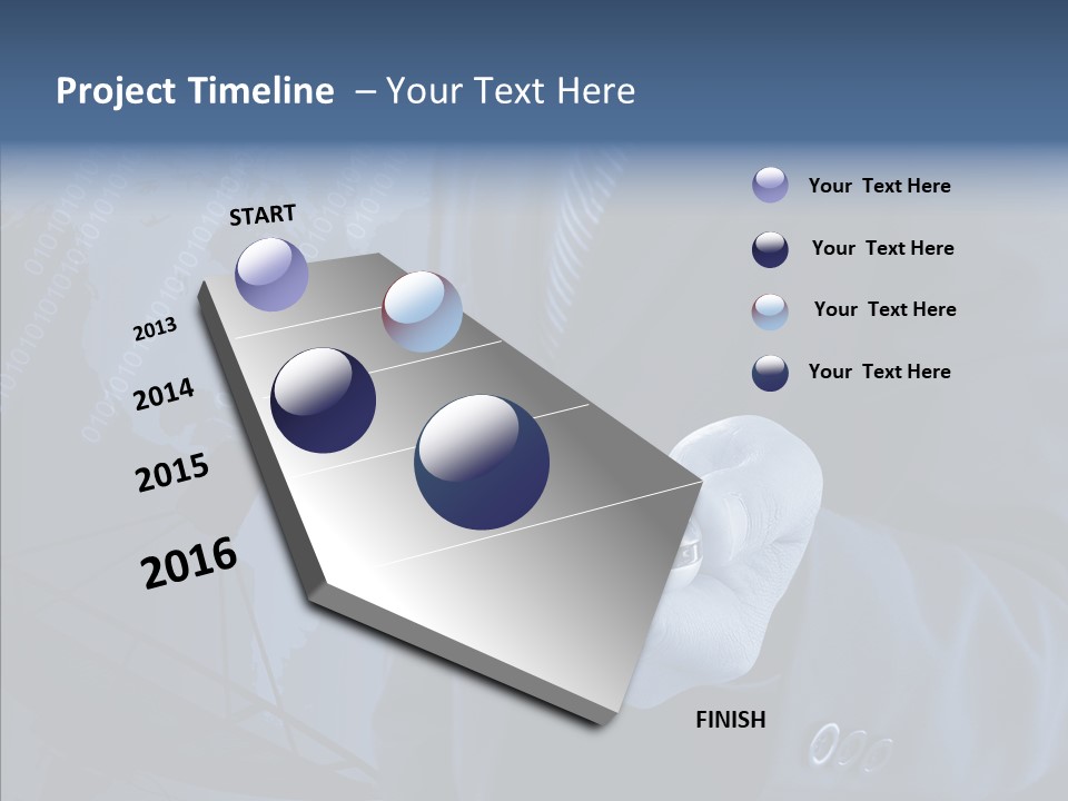Signal Wireless Suit PowerPoint Template