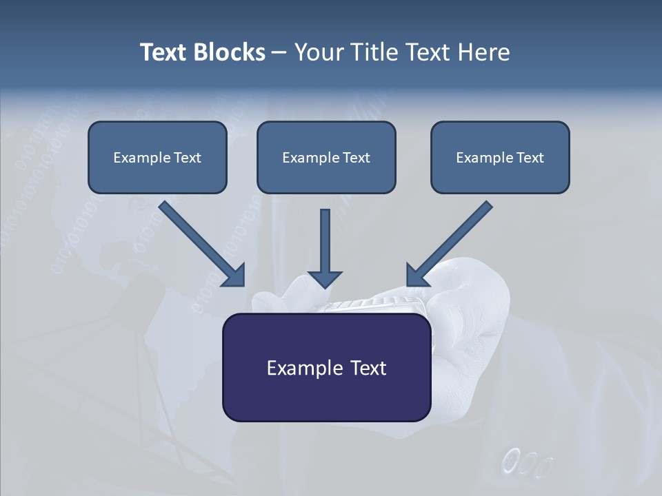 Signal Wireless Suit PowerPoint Template