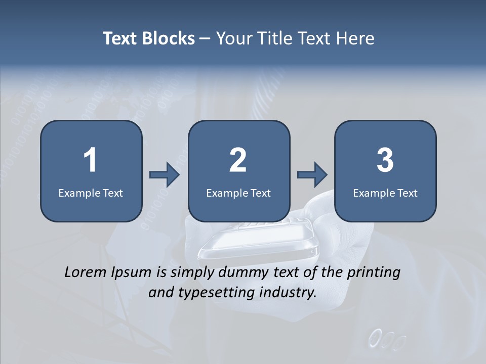 Signal Wireless Suit PowerPoint Template
