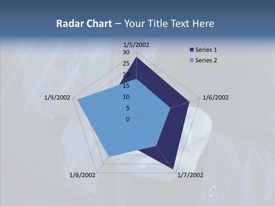 Signal Wireless Suit PowerPoint Template