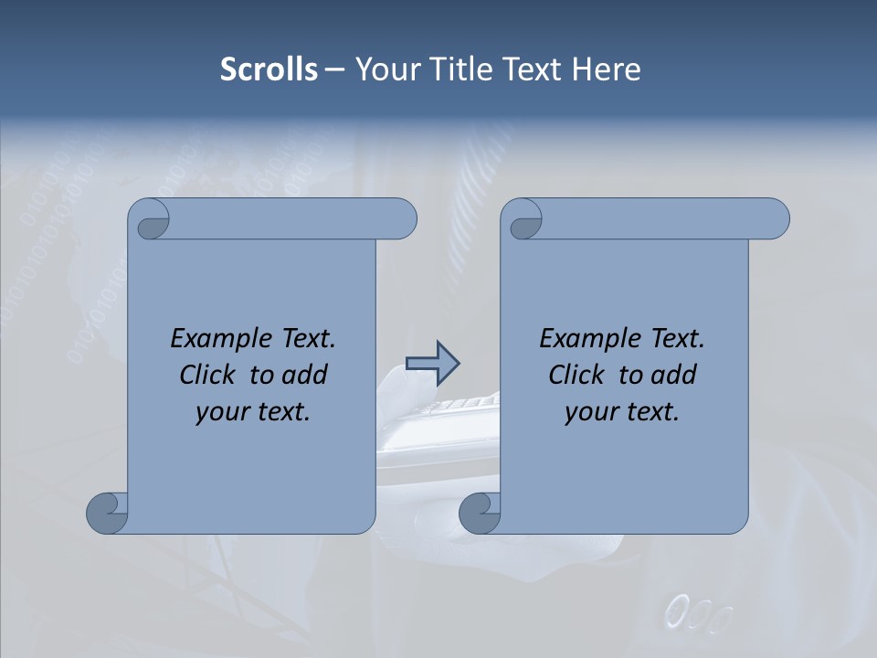 Signal Wireless Suit PowerPoint Template