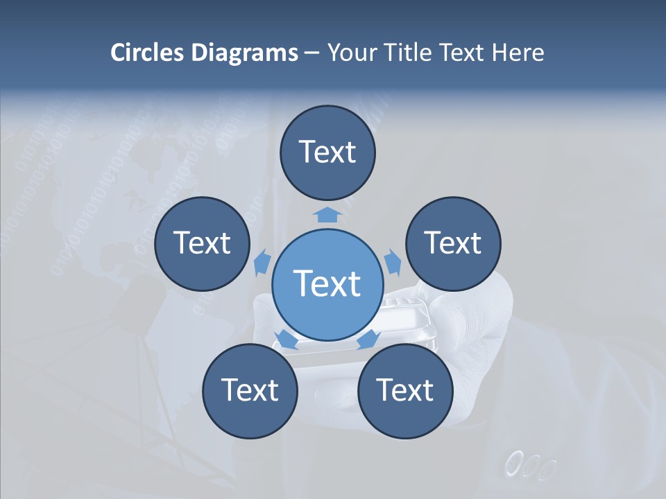 Signal Wireless Suit PowerPoint Template