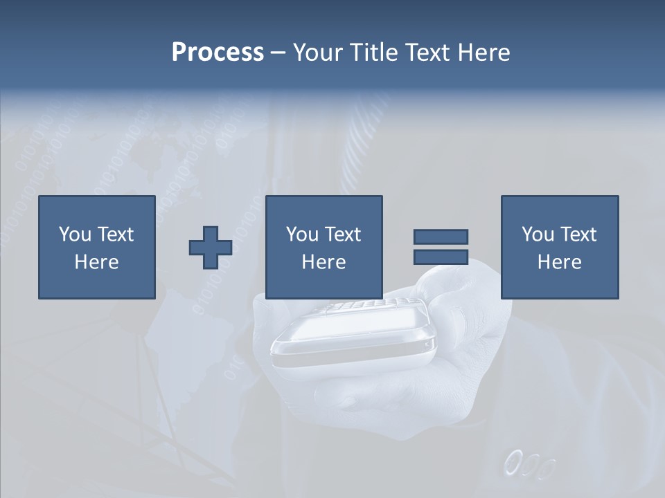 Signal Wireless Suit PowerPoint Template