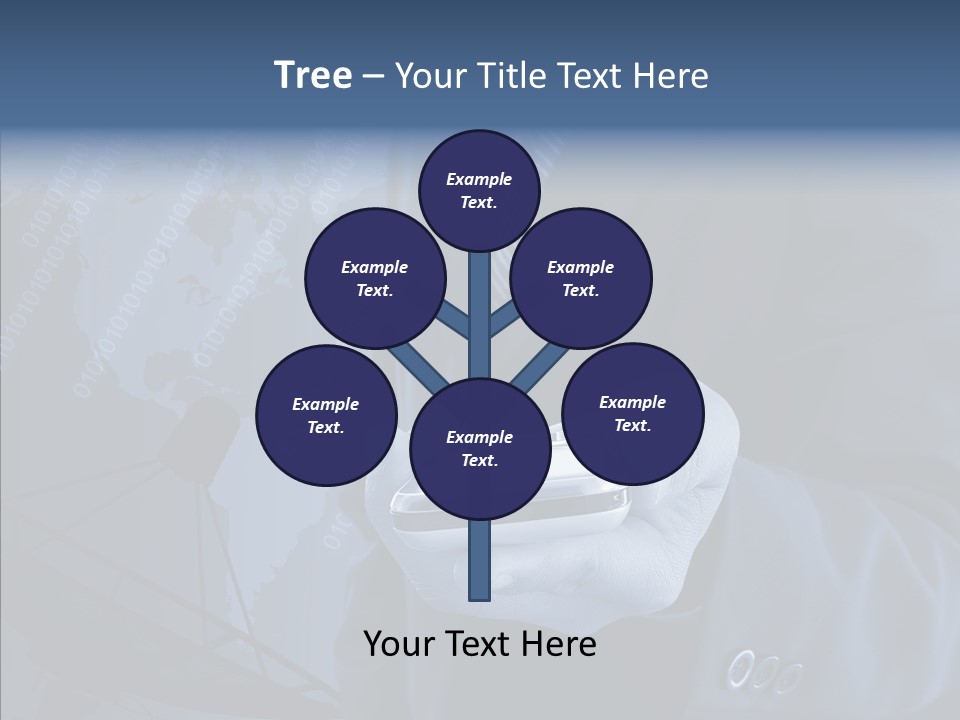 Signal Wireless Suit PowerPoint Template