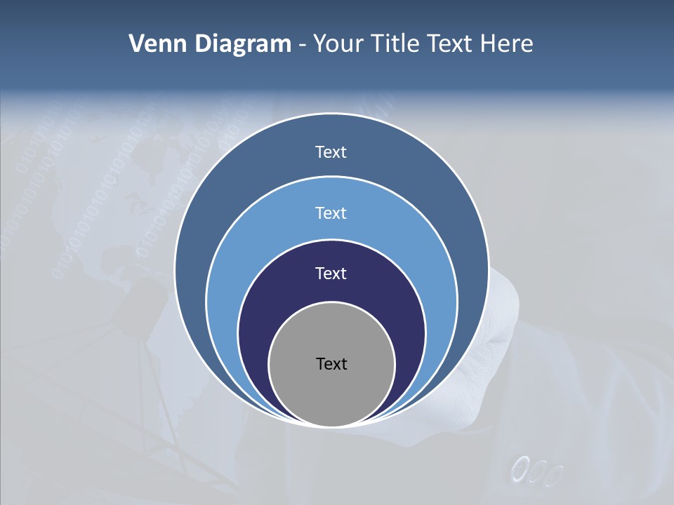 Signal Wireless Suit PowerPoint Template