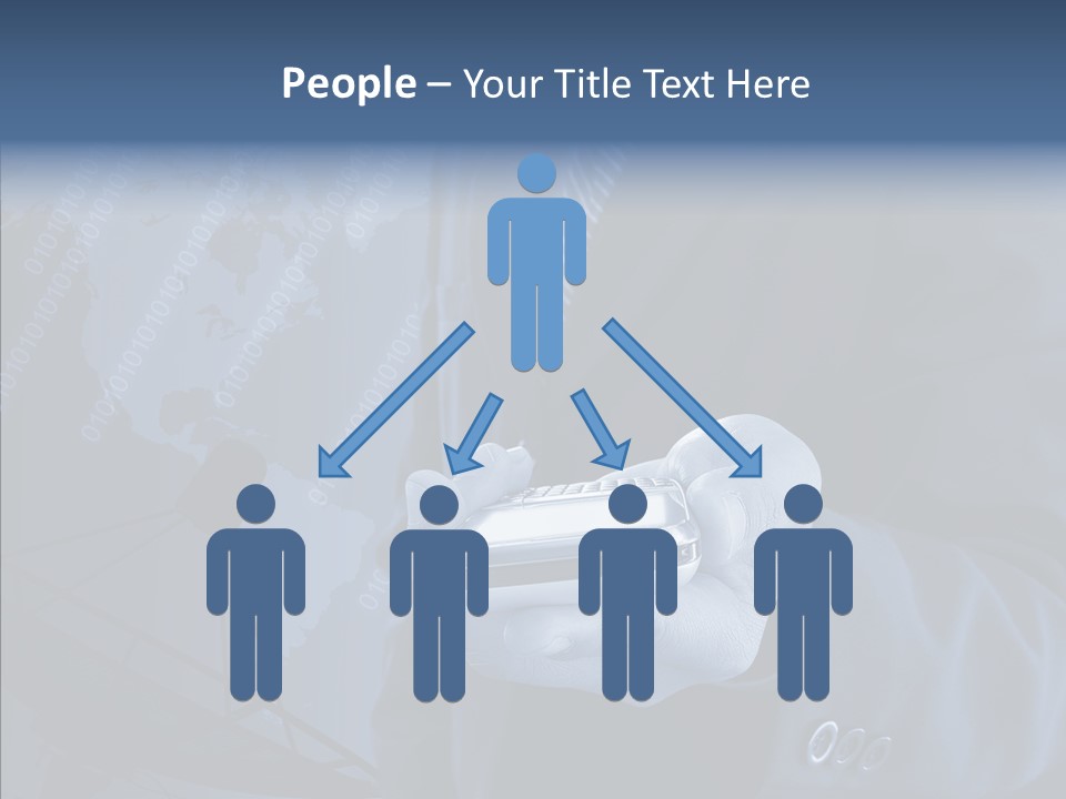 Signal Wireless Suit PowerPoint Template