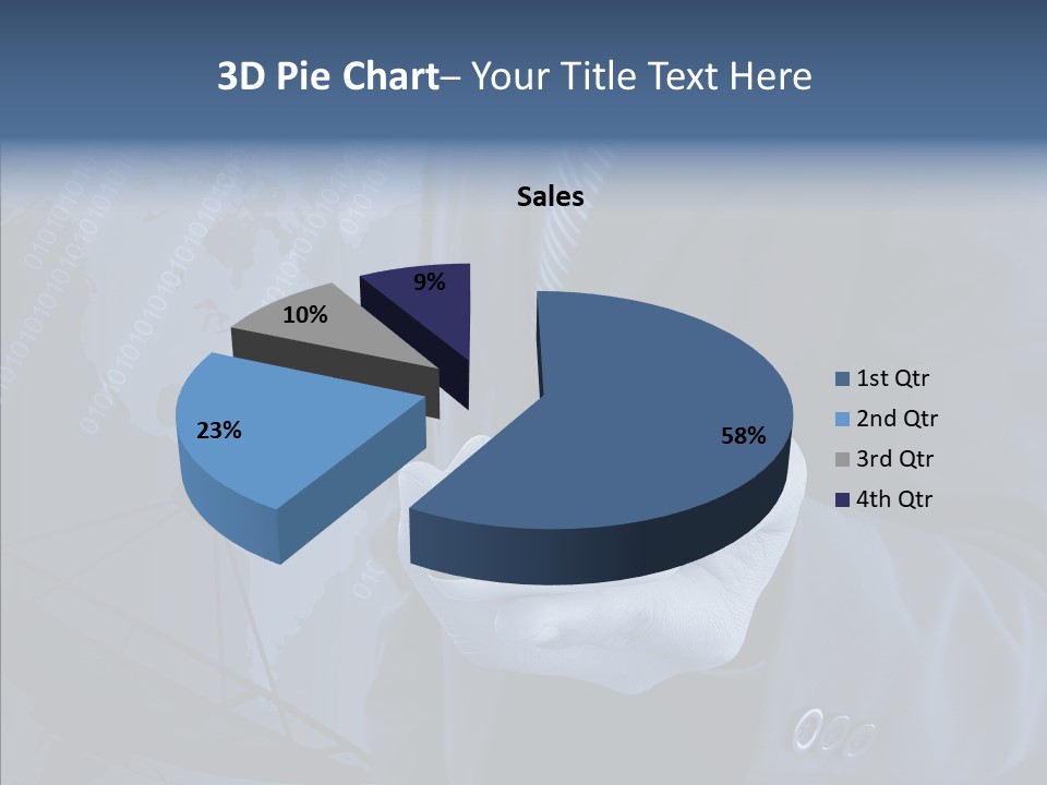 Signal Wireless Suit PowerPoint Template
