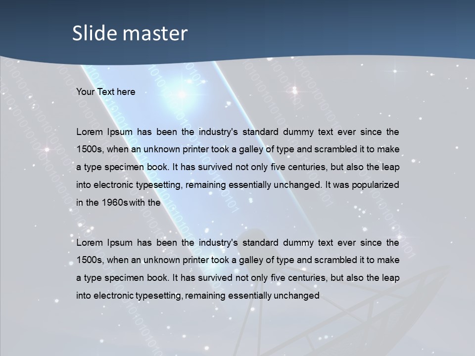 Computer Radar Associate PowerPoint Template