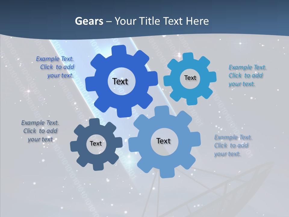 Computer Radar Associate PowerPoint Template