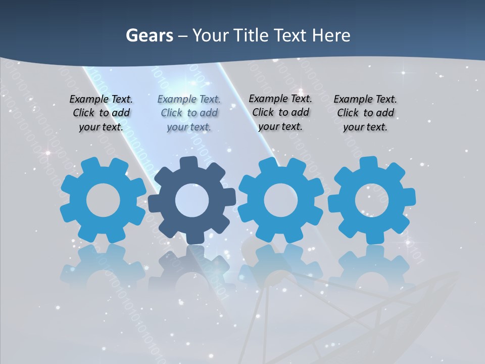 Computer Radar Associate PowerPoint Template
