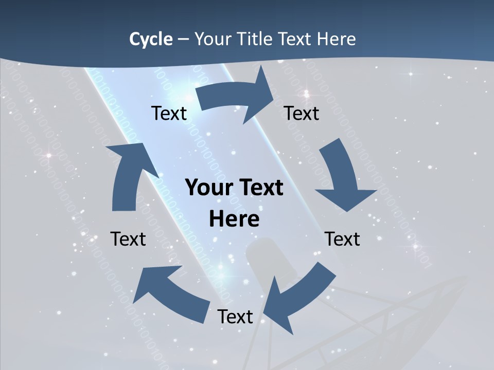 Computer Radar Associate PowerPoint Template