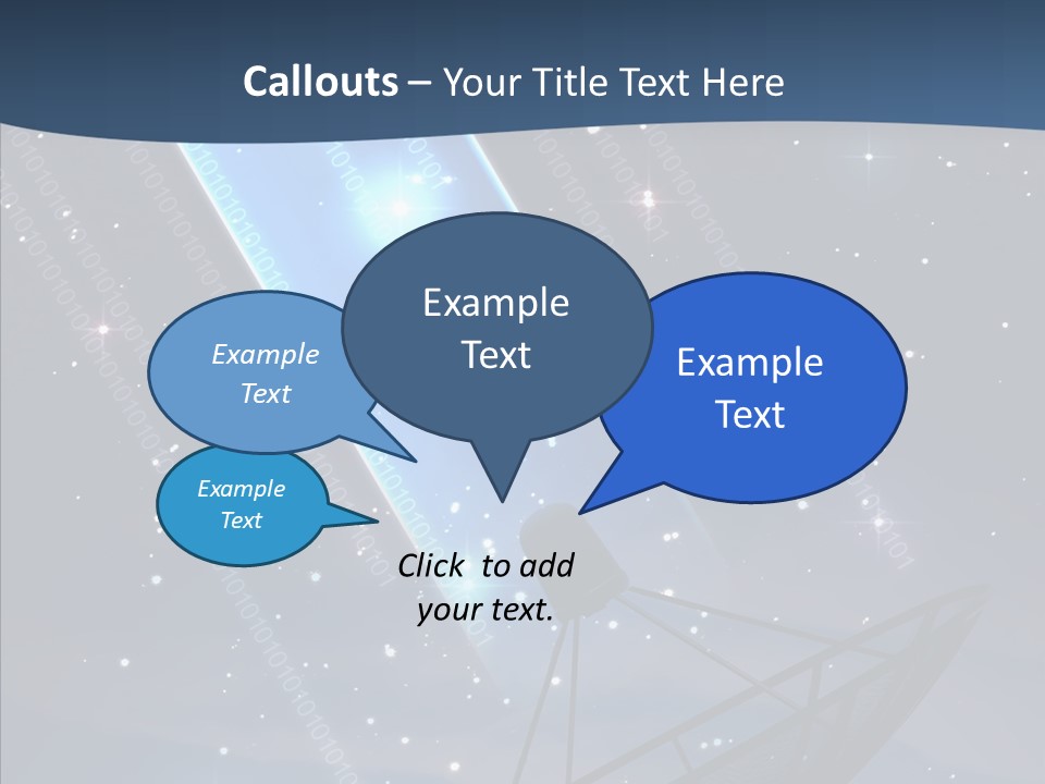 Computer Radar Associate PowerPoint Template