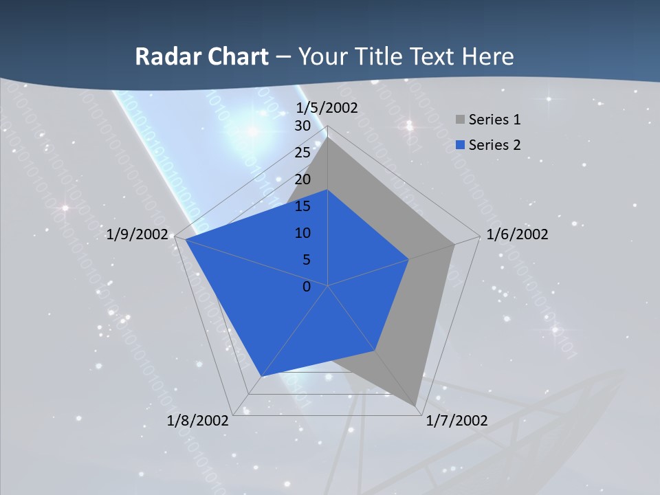 Computer Radar Associate PowerPoint Template