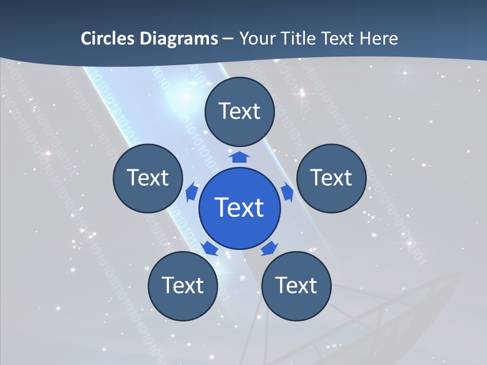 Computer Radar Associate PowerPoint Template