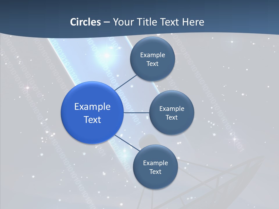 Computer Radar Associate PowerPoint Template
