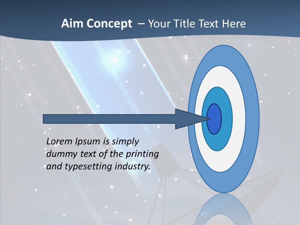 Computer Radar Associate PowerPoint Template