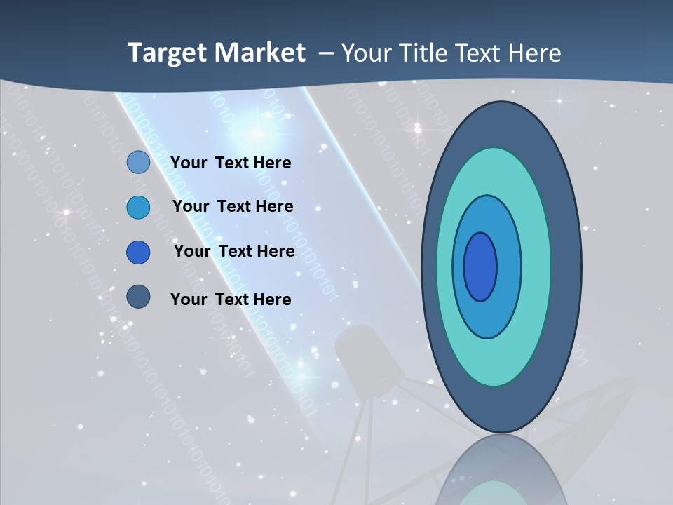 Computer Radar Associate PowerPoint Template