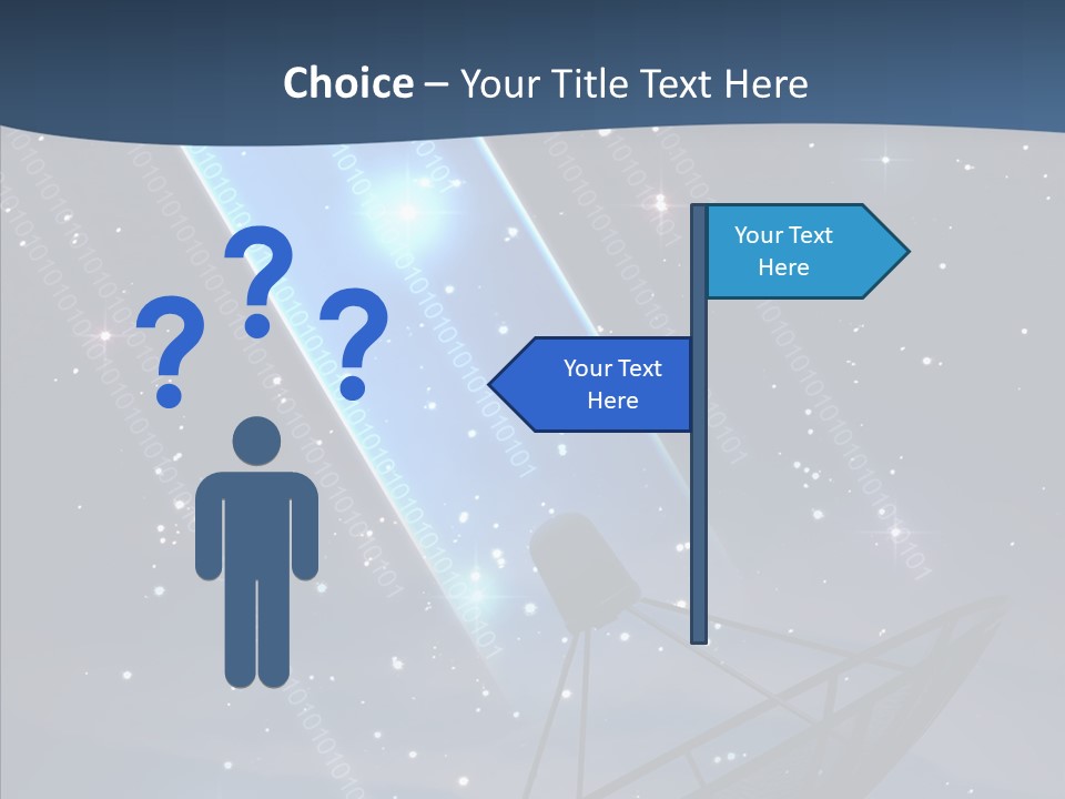 Computer Radar Associate PowerPoint Template