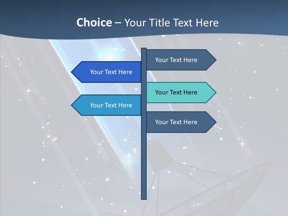 Computer Radar Associate PowerPoint Template