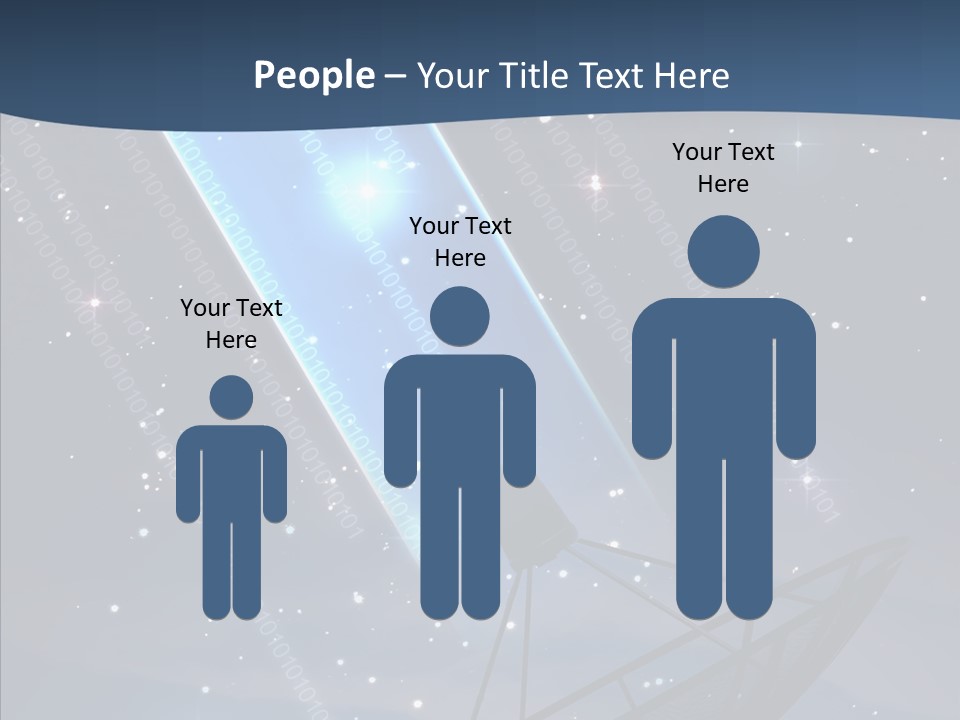 Computer Radar Associate PowerPoint Template