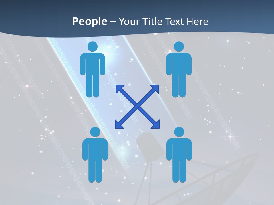 Computer Radar Associate PowerPoint Template