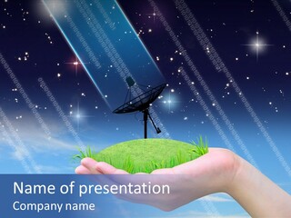 Background Halo Global PowerPoint Template