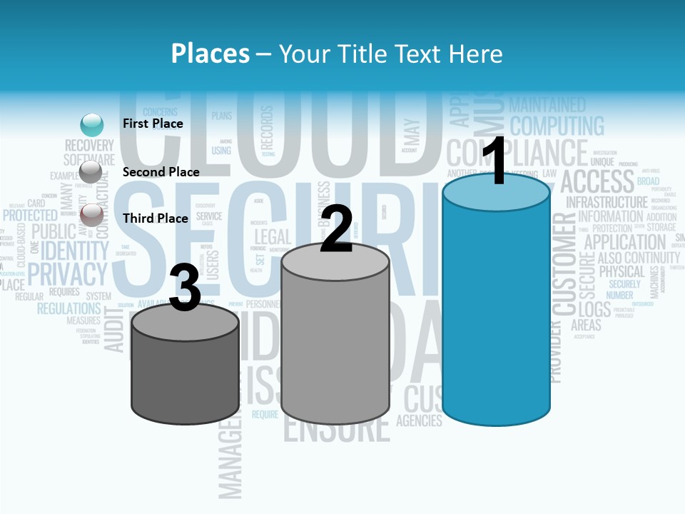 Solution Words Artwork PowerPoint Template