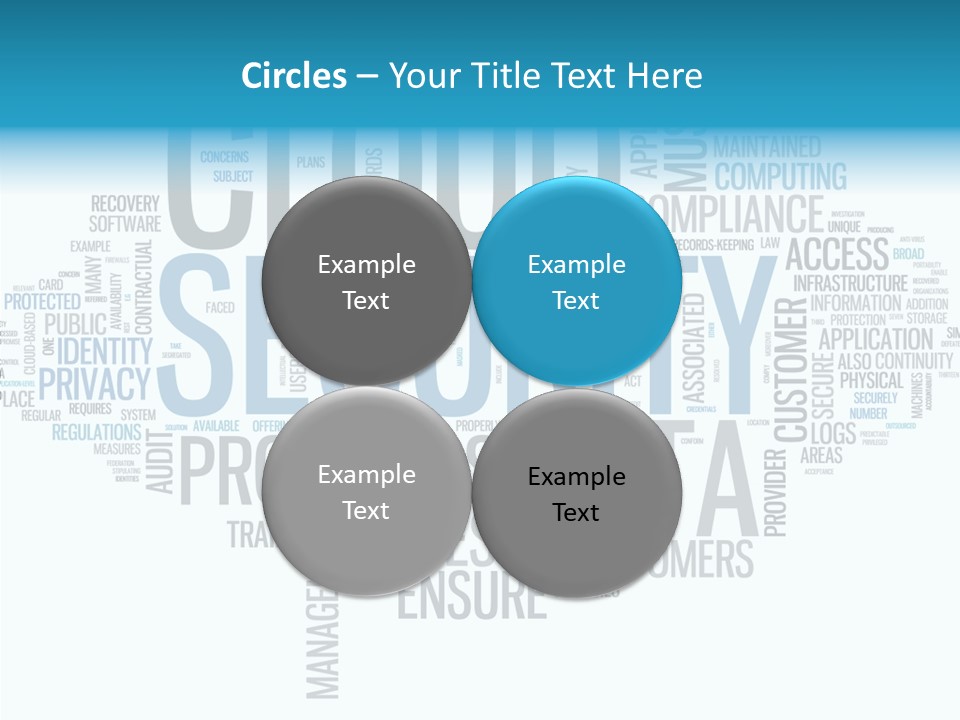 Solution Words Artwork PowerPoint Template