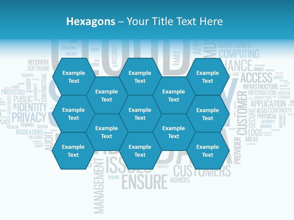 Solution Words Artwork PowerPoint Template