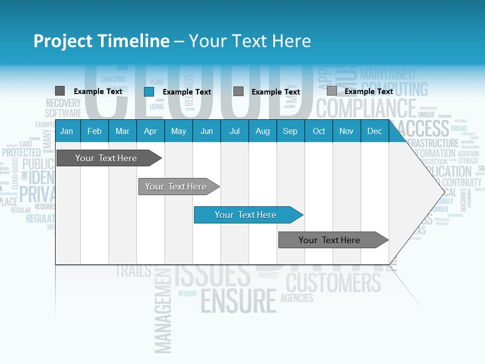 Solution Words Artwork PowerPoint Template