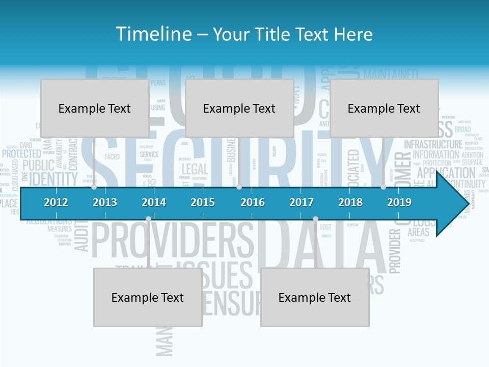 Solution Words Artwork PowerPoint Template