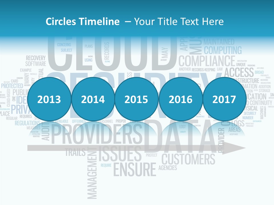 Solution Words Artwork PowerPoint Template