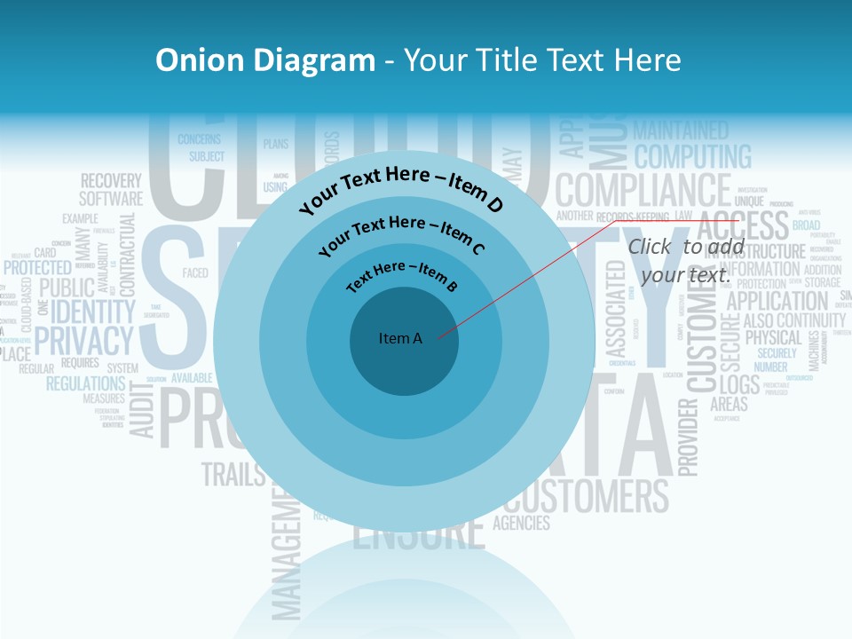 Solution Words Artwork PowerPoint Template