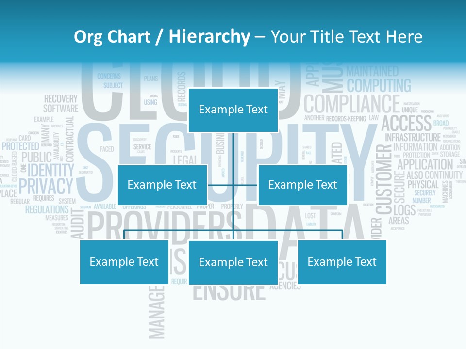 Solution Words Artwork PowerPoint Template