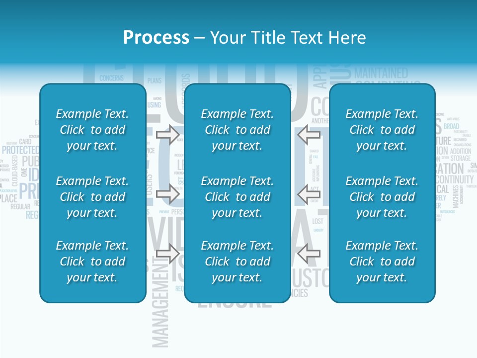 Solution Words Artwork PowerPoint Template