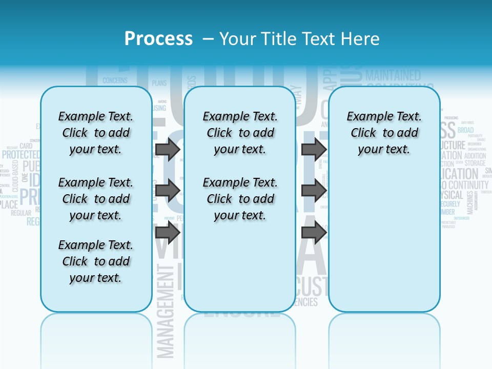 Solution Words Artwork PowerPoint Template