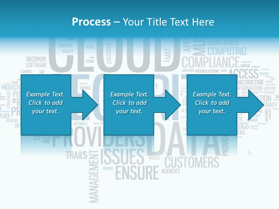 Solution Words Artwork PowerPoint Template