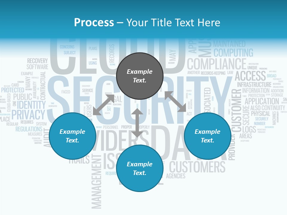 Solution Words Artwork PowerPoint Template