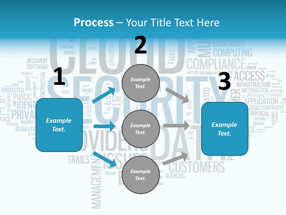 Solution Words Artwork PowerPoint Template