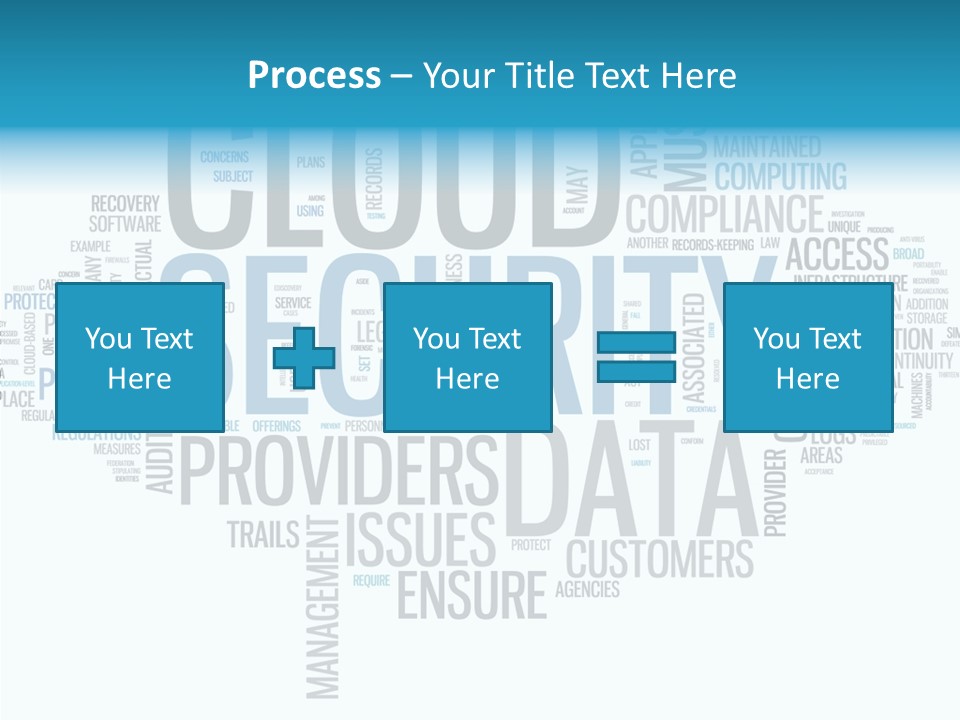 Solution Words Artwork PowerPoint Template