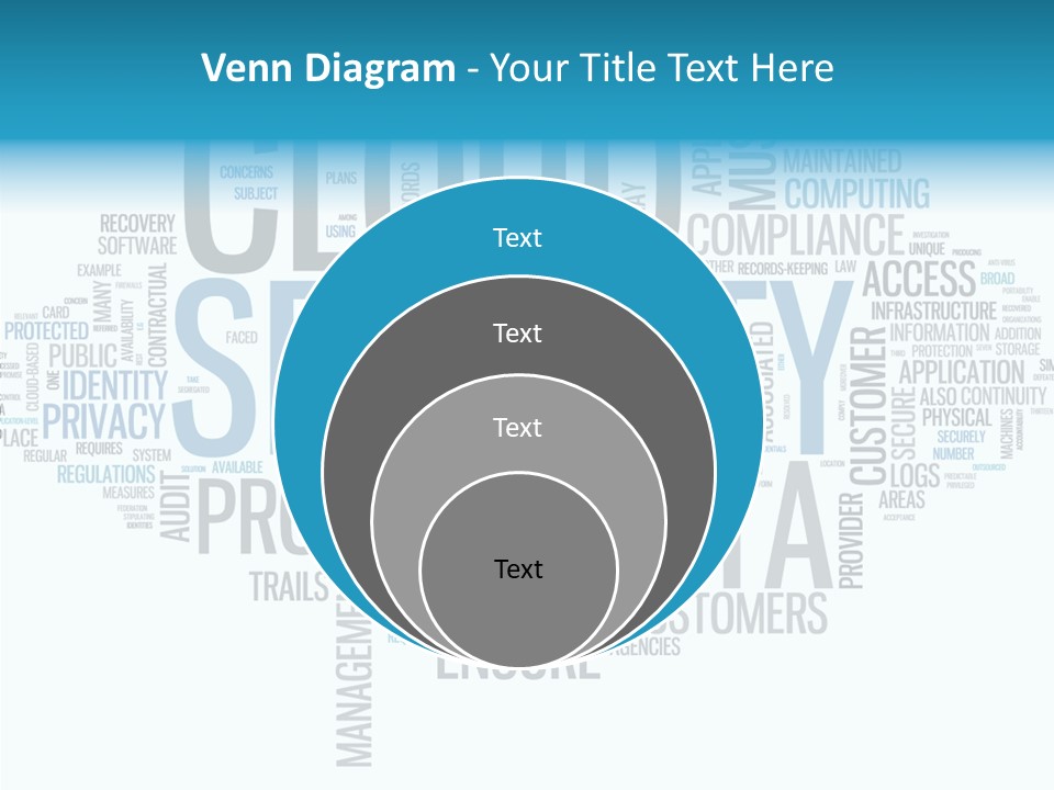 Solution Words Artwork PowerPoint Template