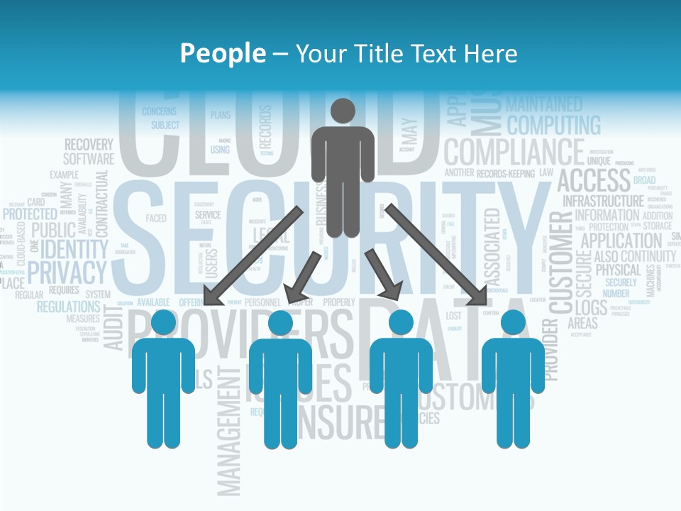 Solution Words Artwork PowerPoint Template