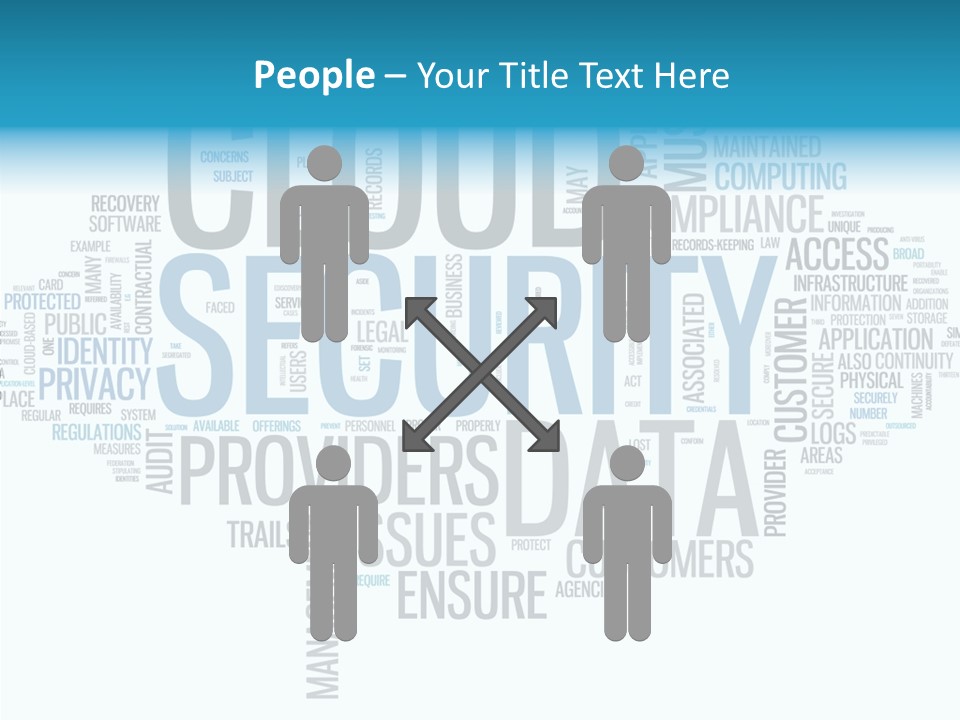 Solution Words Artwork PowerPoint Template