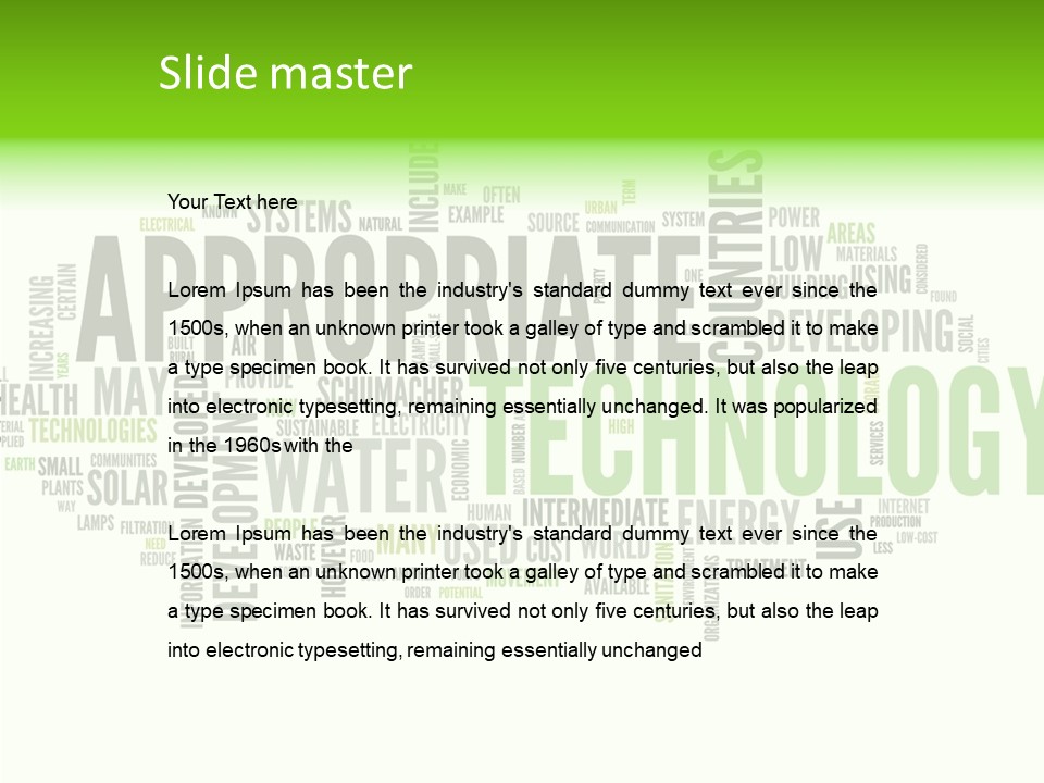 Tag Design Image PowerPoint Template