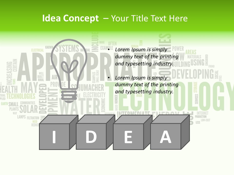 Tag Design Image PowerPoint Template