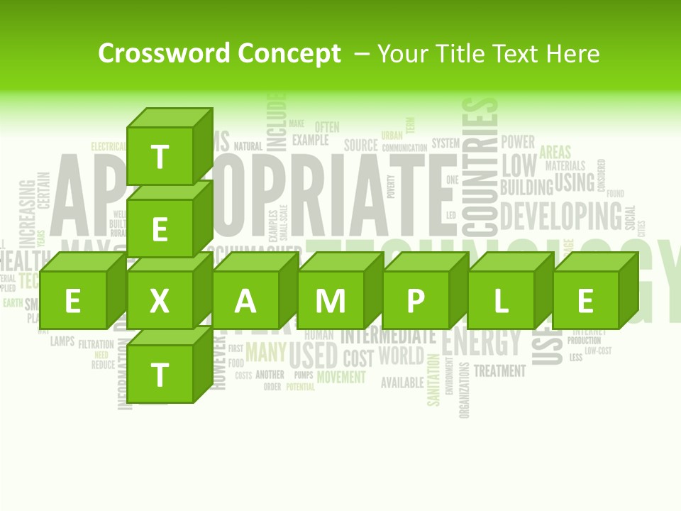 Tag Design Image PowerPoint Template