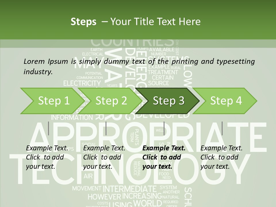 Economic Sustainable Appropriate PowerPoint Template