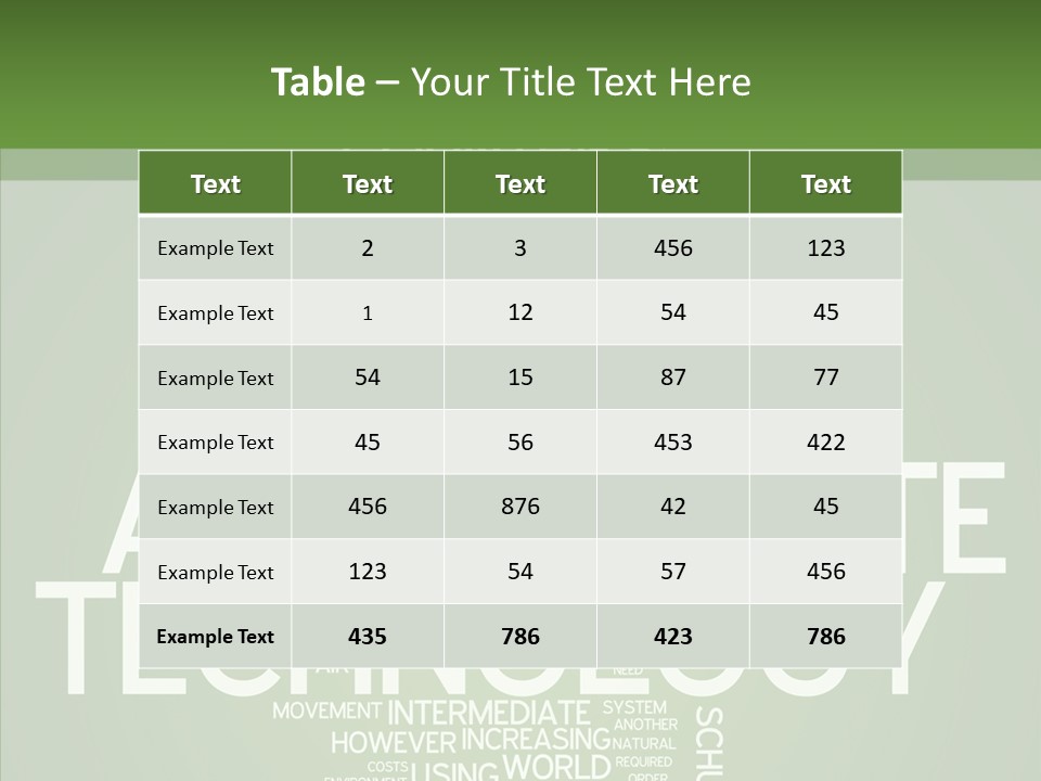 Economic Sustainable Appropriate PowerPoint Template