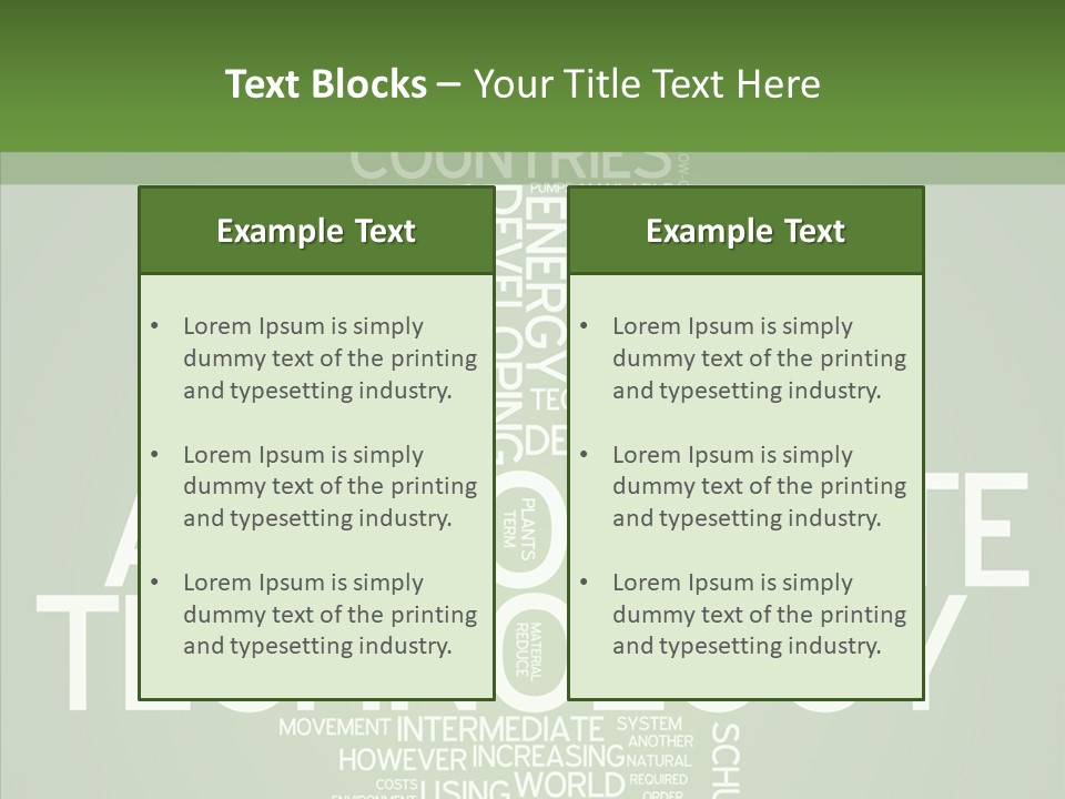 Economic Sustainable Appropriate PowerPoint Template